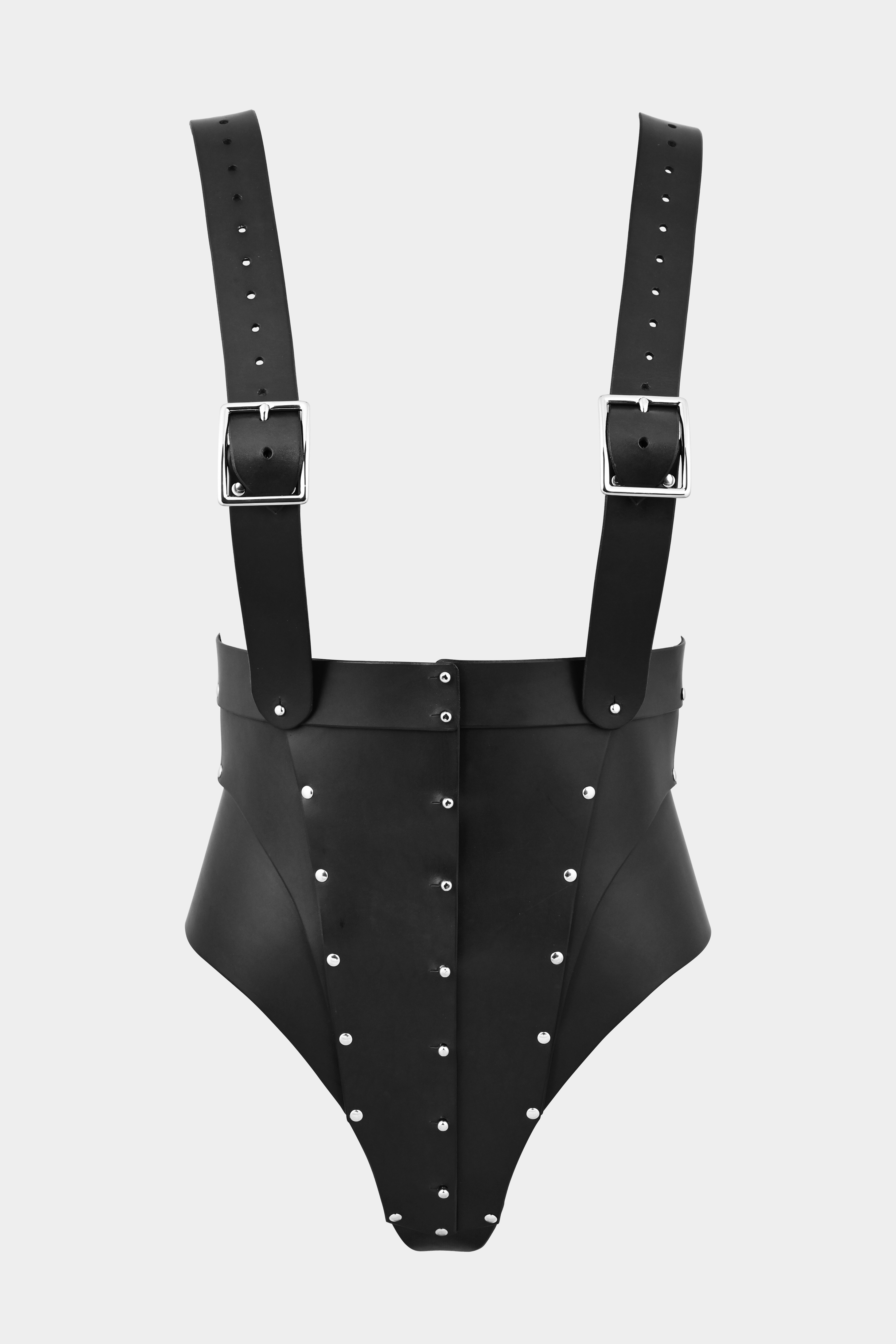 Body & Culotte Haute Cuir noir