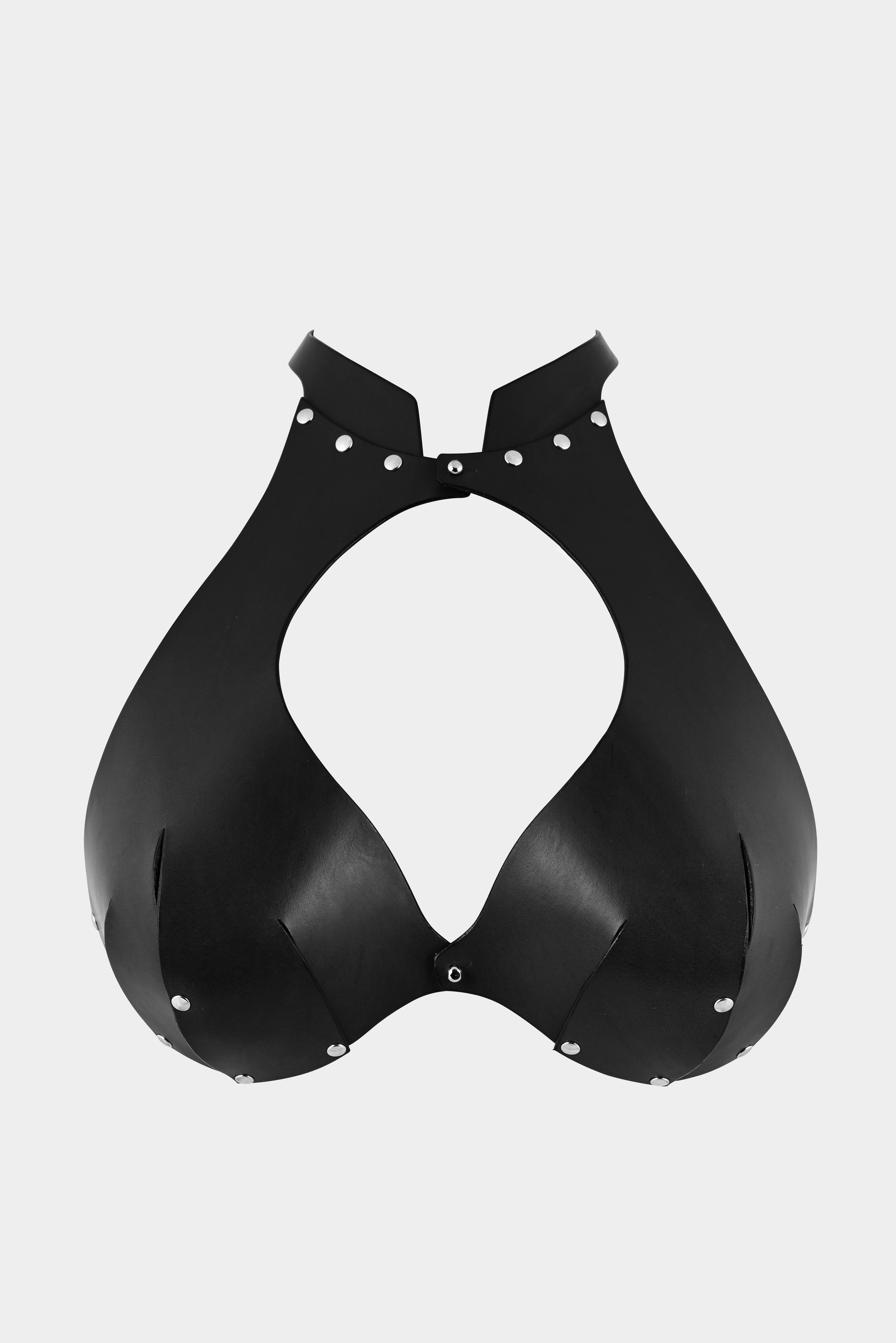 Soutien-gorge Dos Nu Cuir noir