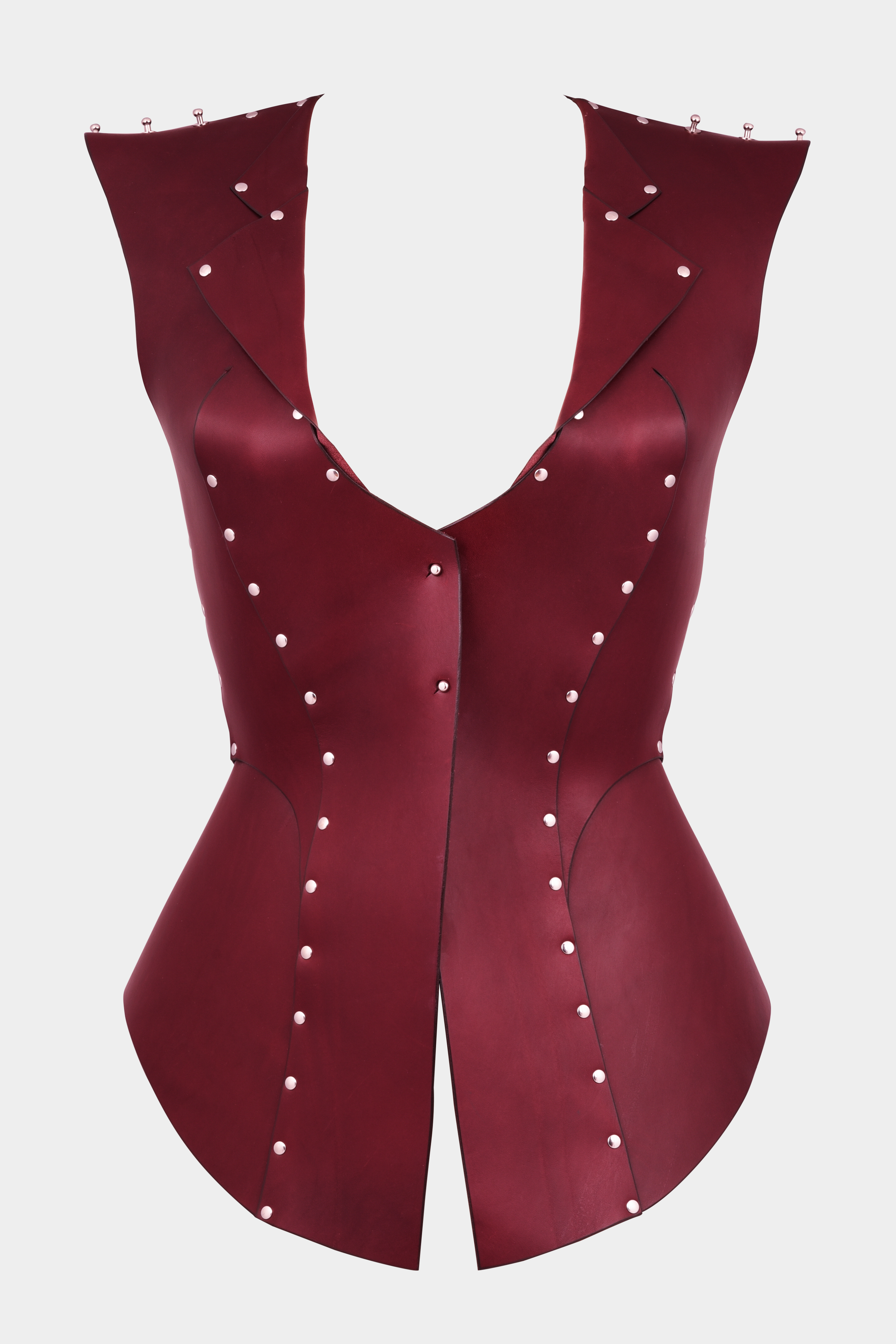 Veste Cuir prune